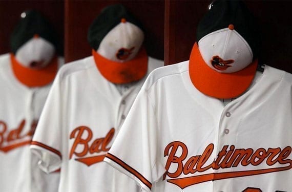 Baltimore Orioles uniforms