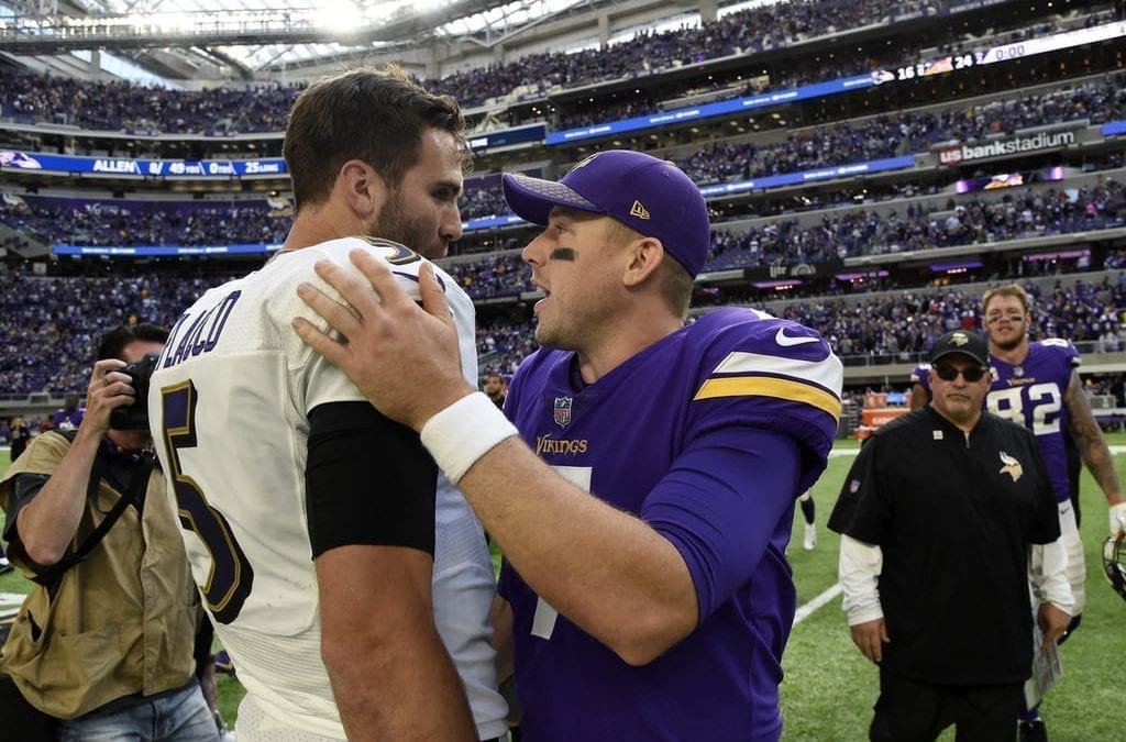 What Case Keenum’s breakout season suggests about Joe Flacco’s future
