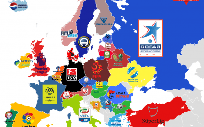 USMNT key players overseas map graphic