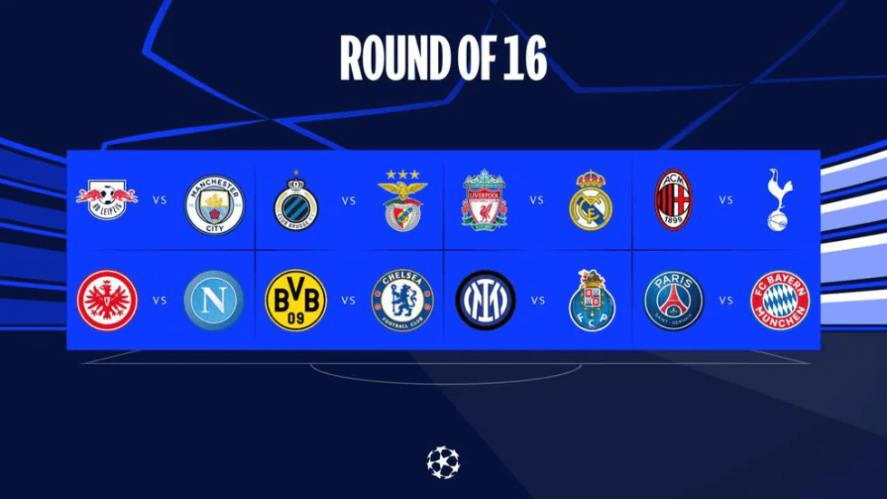UEFA Champions League 20222023 Round of 16 Baltimore Sports and Life